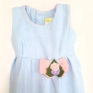 Powder blue flower dress